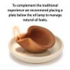 Canaanite Biblical Clay Oil Lamp Authentic Terracotta Replica from The Time of The Bible - Handmade in The Holy Land for Christian and Jewish Prayer or Gift view 2