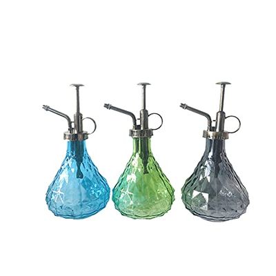 Meadowcreek Assorted 10 oz. Glass Globe Plant Mister - Case of: 12;1212