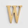 3D Floating House Plaque, House Number Metal Number Room Number Brass House Number Room Number Guest Room English Letter Anti-Rust and Long Lasting.-Letter W view 1