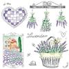 Keep Unique 20-ct 13x13 Flowers Paper Lavender Basket Luncheon Decoupage Napkins, 3-Ply Servilletas Printed Basket Cocktail Napkin for Art, Dinner and Party, Disposable Napkins Decor view 1