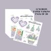 Keep Unique 20-ct 13x13 Flowers Paper Lavender Basket Luncheon Decoupage Napkins, 3-Ply Servilletas Printed Basket Cocktail Napkin for Art, Dinner and Party, Disposable Napkins Decor view 3