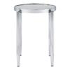 Acme Abbe End Table in Glass and Chrome view 4