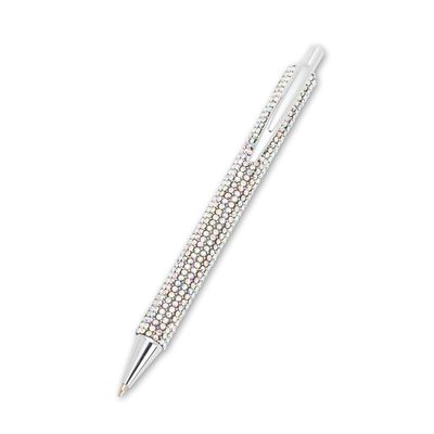 Abbott Collection 20-Glitz-SIL Rhinestone Pen, 1 Count (Pack of 1), Silver