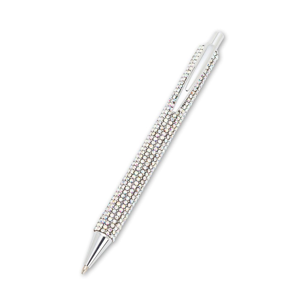 Abbott Collection 20-Glitz-SIL Rhinestone Pen, 1 Count (Pack of 1), Silver
