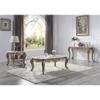 Acme Elozzol End Table in Marble & Antique Bronze Finish view 2