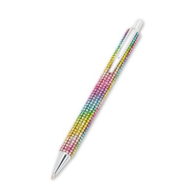 Abbott Collection 20-Glitz-Rainbow Rhinestone Pen, Multi
