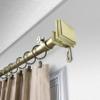 Carmen 1" Single Curtain Rod 160-240 inch - Gold view 1