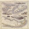 1800's Falkland Islands and Patagonia Map Andes Mountains Sea 20" X 30" Image Size Vintage Poster on matte paper view 1