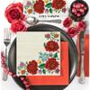 Keep Unique 20-ct 13x13 Flowers Paper Embroidered Flowers Luncheon Decoupage Napkins, 3-Ply Servilletas Printed Flowers Cocktail Napkin for Art, Dinner and Party, Disposable Napkins Decor view 3