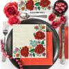 Keep Unique 20-ct 13x13 Flowers Paper Embroidered Flowers Luncheon Decoupage Napkins, 3-Ply Servilletas Printed Flowers Cocktail Napkin for Art, Dinner and Party, Disposable Napkins Decor view 4