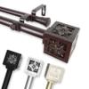 Austin 1" Double Curtain Rod 66-120 inch - Mahogany view 4