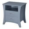 Acme Colt 2-Drawer Wooden Nightstand in Gray view 1