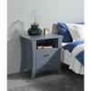 Acme Colt 2-Drawer Wooden Nightstand in Gray view 2