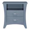 Acme Colt 2-Drawer Wooden Nightstand in Gray view 4