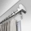 Carmen 1" Single Curtain Rod 160-240 inch - Satin Nickel view 1