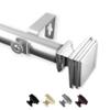 Carmen 1" Single Curtain Rod 160-240 inch - Satin Nickel view 2