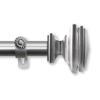 Carmen 1" Single Curtain Rod 160-240 inch - Satin Nickel view 3