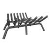 Mr IRONSTONE Fireplace Grate 21 inch Solid Steel Heavy Duty Fireplace Log Grates 3/4" Bar Grates Outdoor/Indoor Wrought Iron Burning Rack Holder view 1