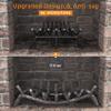 Mr IRONSTONE Fireplace Grate 21 inch Solid Steel Heavy Duty Fireplace Log Grates 3/4" Bar Grates Outdoor/Indoor Wrought Iron Burning Rack Holder view 3