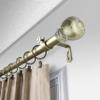 Camilla 1" Single Curtain Rod 160-240 inch - Gold view 1