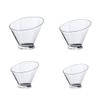 Acrylic Mixing and Serving Bowls:Cabilock Plastic Candy Bowls Small Beer Bottle Drink Cooler for Weddings, Buffet, Offices view 2