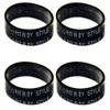 4 Replacment Vacuum Belts fit for Dirt Devil Or Royal Hand Vacuum Style # 1 belts view 1
