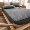 CFYCYHDZHT Bedding Fitted Sheets Kids Waterproof Urinary Quilted Mattress Protector, Single Double King Size Mattress Topper in The Elderly Bedroom Dark Grey 150190cm view 1