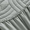 CFYCYHDZHT Single Fitted Deep Pocket Sheet Thick Cotton Quilted Deep Pockets Fitted Sheets, Bedroom Hotel Homestay Pure Color Mattress Protector Bed Cover Camel 150cmx200cm view 2