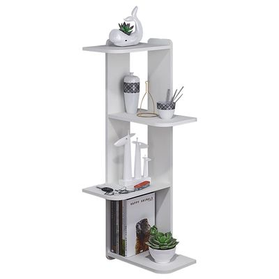 Bookcases Punch-Free Triangle Bookshelf, Bathroom Shelf, Wall-Mounted Floating Shelf, Corner, Easy Assembly