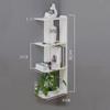 Bookcases Punch-Free Triangle Bookshelf, Bathroom Shelf, Wall-Mounted Floating Shelf, Corner, Easy Assembly view 3