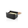 EVA SOLO | Nordic Kitchen Butter Dish | Black with oak lid | For standard butter packs | Stylish and modern design | Danish Design & Functionality view 2