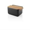 EVA SOLO | Nordic Kitchen Butter Dish | Black with oak lid | For standard butter packs | Stylish and modern design | Danish Design & Functionality view 3