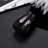 TIANZXS Stainless Steel Cremation Urn for Ashes Pet Dog Paw Print Keepsake Funeral Urns for Dog Cat Small 25mm 16mm Black Color view 3