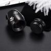 TIANZXS Stainless Steel Cremation Urn for Ashes Pet Dog Paw Print Keepsake Funeral Urns for Dog Cat Small 25mm 16mm Black Color view 4