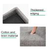 Storage Ottoman Cube Foldable Storage Boxes Footrest Step Stool, Padded Seat Storage Ottoman Cube Ottomans with Lid, Footstool Rest Padded Seat for Bedroom for Dorm Living Room view 3