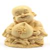5PCS Natural Boxwood Hand Carved Sets 5 Fu Kid Statue Sets view 2