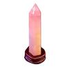 4KG-4.8KG Natural Large Crystal Point Bigger Size Rose Quartz Tower for Decoration 1PC view 1