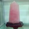 4KG-4.8KG Natural Large Crystal Point Bigger Size Rose Quartz Tower for Decoration 1PC view 4