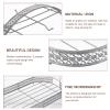 ABOOFAN Silver Wrought Iron Coffee Cup Holder Mug Basket Holder Dishes Organizer Basket Countertop Coffee Cup Rack Stand Mug Storage Drying Rack for Table Office Kitchen view 4