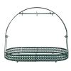 ABOOFAN Green Wrought Iron Coffee Cup Holder Mug Basket Holder Dishes Organizer Basket Countertop Coffee Cup Rack Stand Mug Storage Drying Rack for Table Office Kitchen view 1