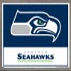 NFL Seattle Seahawks - Logo 21 Wall Poster, 34L" x 22.4W", Barnwood Framed Version view 1