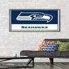 NFL Seattle Seahawks - Logo 21 Wall Poster, 34L" x 22.4W", Barnwood Framed Version view 2