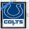 NFL Indianapolis Colts - Logo 21 Wall Poster, 22.4L" x 14.7W", Black Framed Version view 3