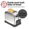 Hamilton Beach Retro Toaster with Wide Slots, Sure-Toast Technology, Bagel & Defrost Settings, Auto Boost to Lift Smaller Breads, 2 Slice, Polished Stainless Steel (22782) view 2
