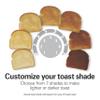 Hamilton Beach Retro Toaster with Wide Slots, Sure-Toast Technology, Bagel & Defrost Settings, Auto Boost to Lift Smaller Breads, 2 Slice, Polished Stainless Steel (22782) view 4