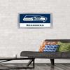 NFL Seattle Seahawks - Logo 21 Wall Poster, 22.4L" x 14.7W", Silver Framed Version view 2
