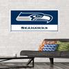 NFL Seattle Seahawks - Logo 21 Wall Poster, 34L" x 22.4W", Premium Poster & Mount Bundle view 2