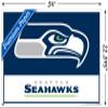 NFL Seattle Seahawks - Logo 21 Wall Poster, 34L" x 22.4W", Premium Poster & Mount Bundle view 3