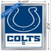 NFL Indianapolis Colts - Logo 21 Wall Poster, 22.4L" x 14.7W", Silver Framed Version view 3