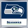 NFL Seattle Seahawks - Logo 21 Wall Poster, 34L" x 22.4W", Silver Framed Version view 1